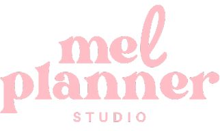 Pink Logo melplannerstudio